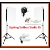 Camzilla SE212B - 2 x Light Studio Lighting and Softbox continuous lighting kit